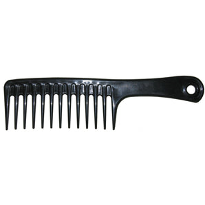 מסרק עם שיניים רחבות לנפח ומוברש