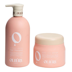 מארז שמפו ומסכה לשיער גלי עד מתולתל אולייר פריז