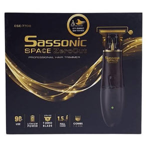 מכונת תספורת נטענת Sassonic Space ZeroCut ESE770B
